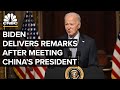 Biden speaks after meeting with President Xi Jinping of China at the APEC Summit — 11/15/23