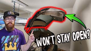 How To Easily Fix An Automatic LiftGate That Won't Stay Open On Your Toyota & Lexus (Or Any Car)