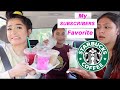 TRYING MY SUBSCRIBERS FAVORITE NONBASIC STARBUCKS DRINKS!!