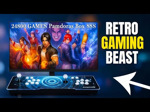 Pandora Box 88S Arcade Console Unboxing & Setup | 36,800 Games + HD Output + WiFi!