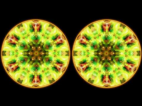 Hexa Mandala Estereoscópico 3D (Desde el Interior)