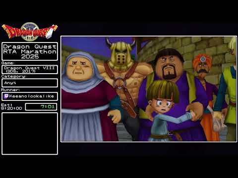 Dragon Quest RTA Marathon 2025 - Dragon Quest VIII 3DS with Keeanolookalike