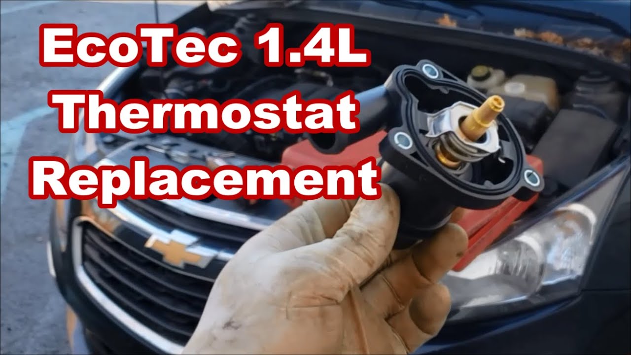 Chevy Cruze Thermostat Replacement GM 1.4L Coolant Leak / No Heat