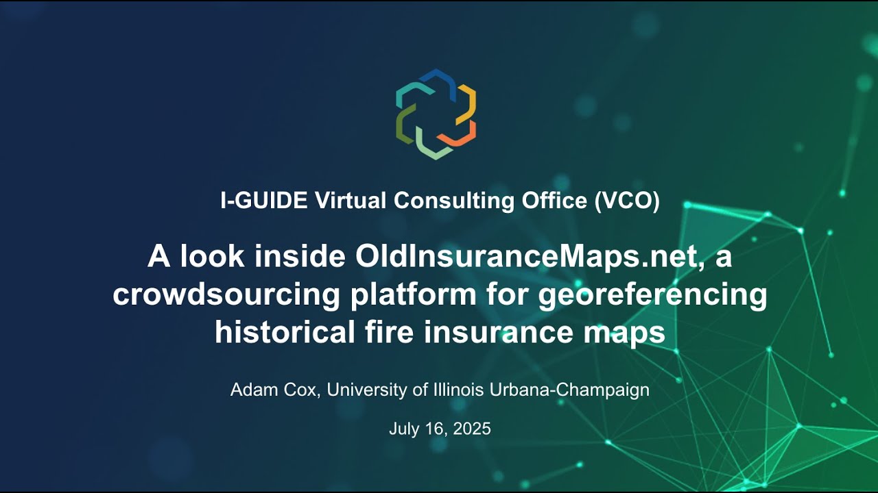 A look inside OldInsuranceMaps.net, a crowdsourcing platform for georeferencing historical fire...