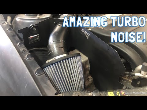 Saab 9-3 2.0T Open Air Intake Pure Noise Compilation!