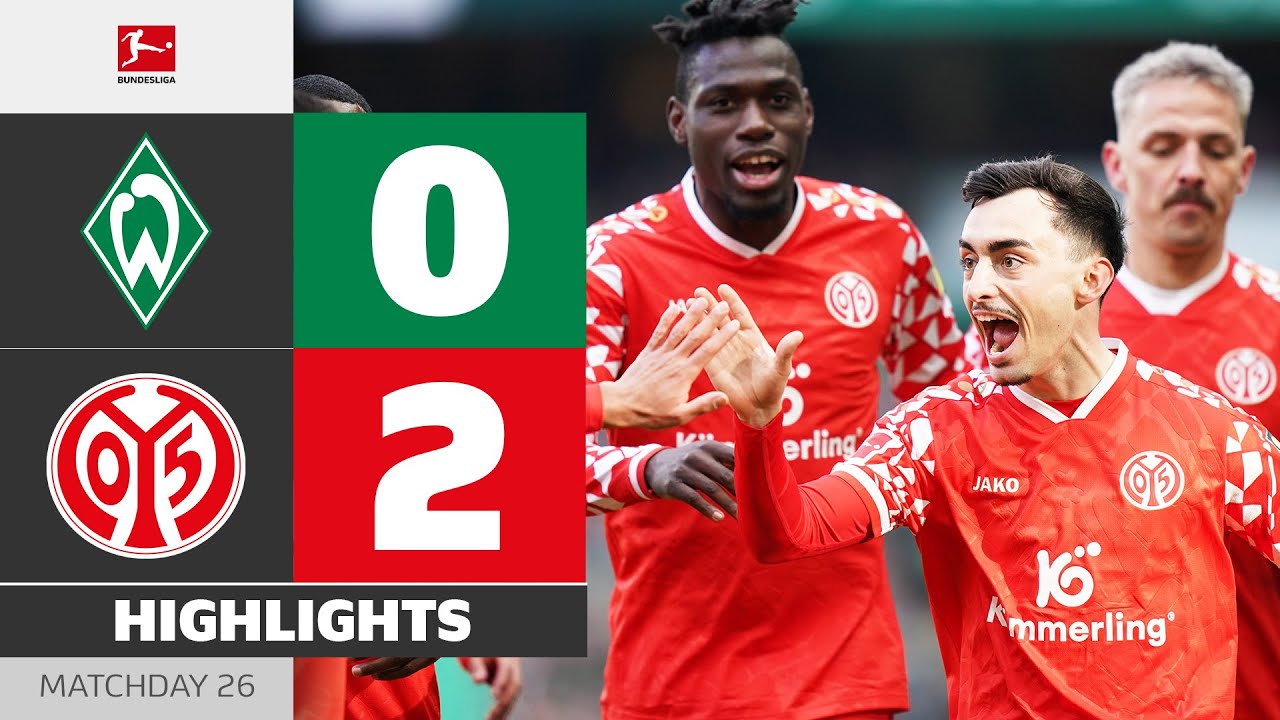 SV Werder Bremen vs 1. FSV Mainz 05 Highlights