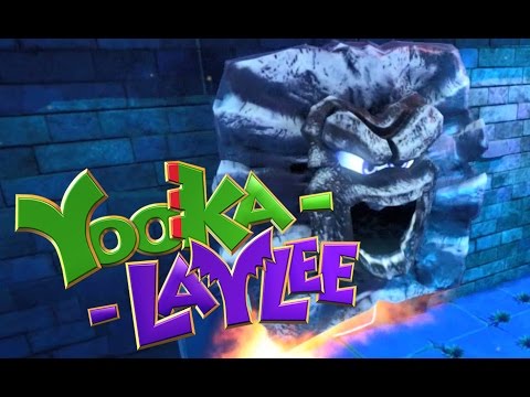 Yooka-Laylee Playthrough Part 5 [Glitterglaze Glacier + Brrreeze Blok Boss Battle]