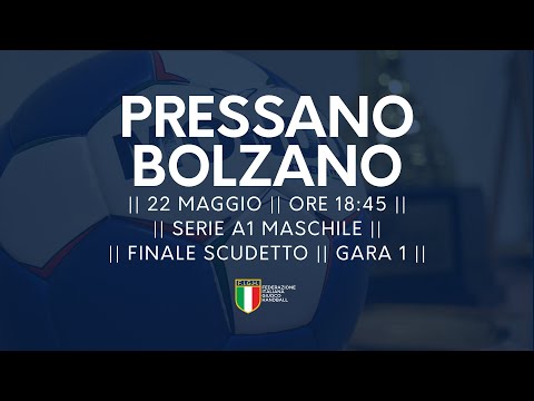 Serie A1M [Finale G1]: Pressano - Bolzano 21-28