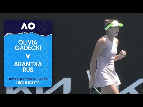Olivia Gadecki v Arantxa Rus Highlights | Australian Open 2026 Qualifying First Round
