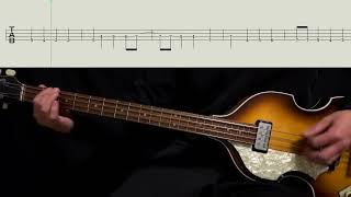 Bass TAB : Everybody&#39;s Trying To Be My Baby - The Beatles