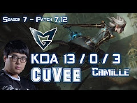 SSG CuVee CAMILLE vs RUMBLE Top - Patch 7.12 KOREA Ranked