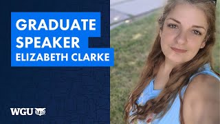 Graduate Speaker Elizabeth Clarke, School of Education - WGU 2025 Chicago Commencement