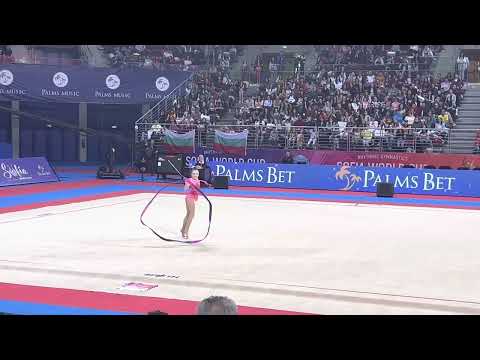 Stiliana Nikolova ribbon final World Cup Sofia 2023 30.6