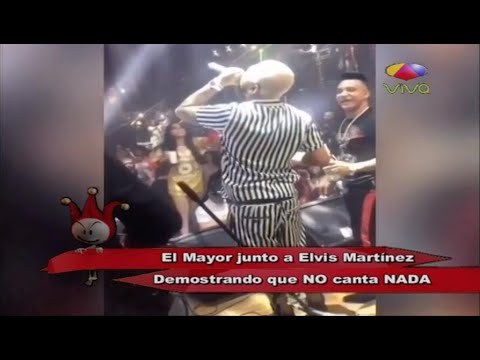 El Mayor Clásico Junto a Elvis Martínez Demostrando Que NO CANTA NADA