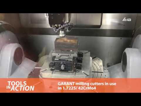 GARANT milling cutters in use in 1 7225   42CrMo4   Hoffmann Group