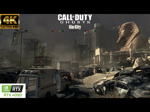 Call of Duty GHOSTS - Sin City Mission - Stunning 4K: Experience the Next-Level Graphics!
