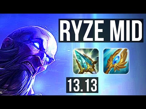RYZE vs YASUO (MID) | 2.7M mastery, 1000+ games, 4/2/9 | EUW Master | 13.13