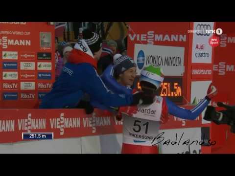 01 New World Record! The Longest skijump ever   Anders Fannemel 251,5 meters in Vikersund