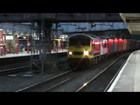 90047/90008 4m11 Coatbridge - Crewe liner, 11th May 2021