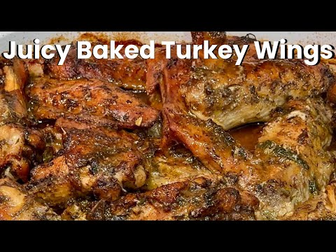 A MUST TRY JUICY BAKED TURKEY WINGS | QUCK AND EASY DINNER RECIPE
