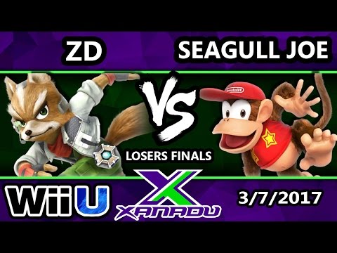 S@X 192 - InC | ZD (Fox) Vs. InC | Seagull Joe (Diddy Kong) - SSB4 Losers Finals - Smash 4