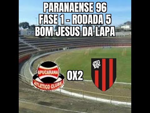 Paranaense 96 - 2ª Fase - 5ª Rodada - Apucarana 0x2 Atlético