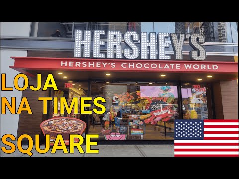 Loja da Hersheys em Nova York na Times Square #chocolate #timessquare #novayork