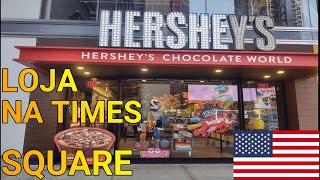 Loja da Hersheys em Nova York na Times Square #chocolate #timessquare #novayork