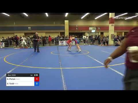 72 Kg Round Of 32 - Kimberly Pollak, Bronco Womens Wrestling Club Vs Giselle Todd, Maine Trappers