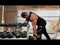 Back day with limited weights