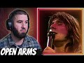 REACTION TO Journey - Open Arms (LIVE HOUSTON 1981) | POWER BALLAD KING?