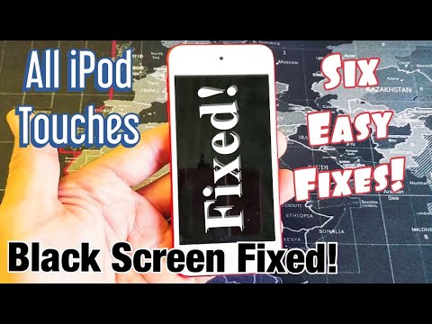 All iPod Touches: Black Screen of Death Fixed (1st, 2nd, 3rd, 4th, 5th, 6th, 7th Generation)
