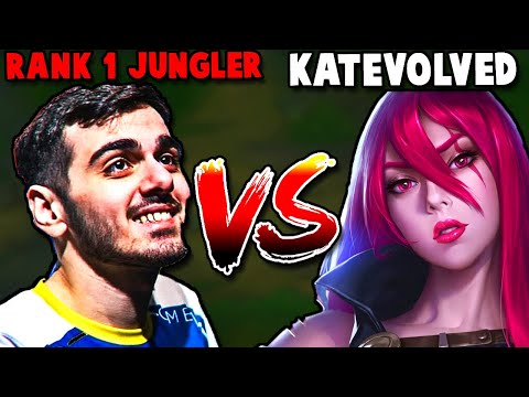 Rank 1 EUW Jungler faces Rank 1 Katarina KatEvolved in Korea ft. Best Korean Riven Azhy