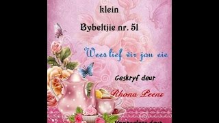 51 Wees lief vir jou eie