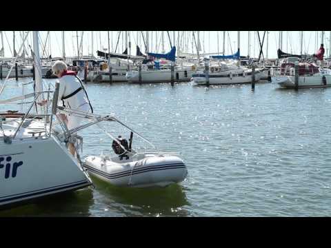 Båtsystem - Davits for the dinghy