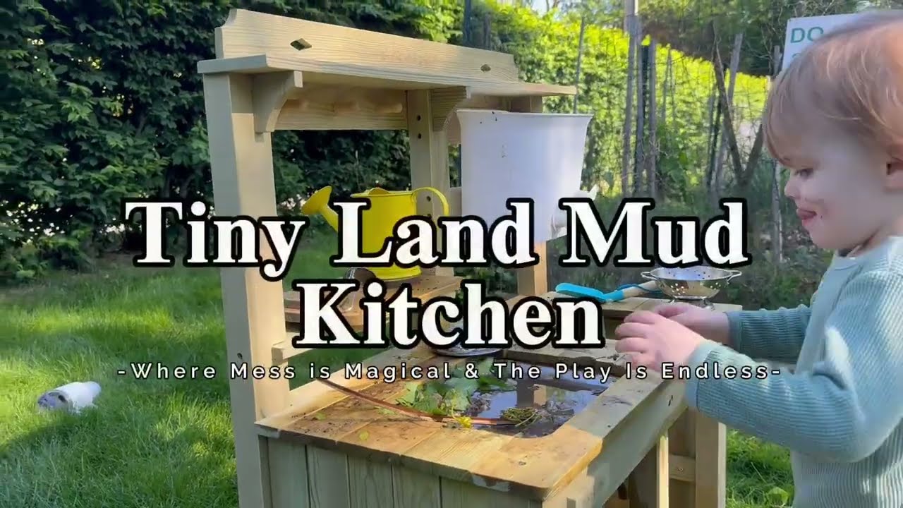 Why Our Kids Love the Tiny Land Mud Kitchen | Full Play Review & Play date Vlog!