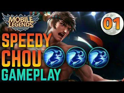 Chou Speed Build Gameplay #1 | Speedy Chou | New Meta Build | JaiBurrito | Mobile Legends