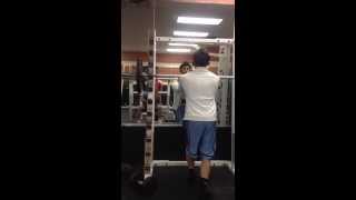 Front squatting 135! First time starting legs with front squats instead of reg squats #Pain