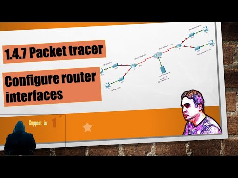 1.4.7 Packet Tracer – Configure Router Interfaces