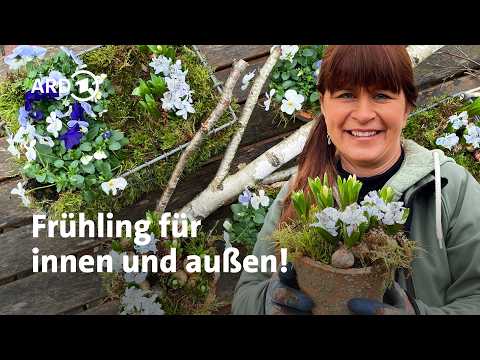 DIY: Schnelle Frühlingsdeko mit Birken & Blumen│Querbeet