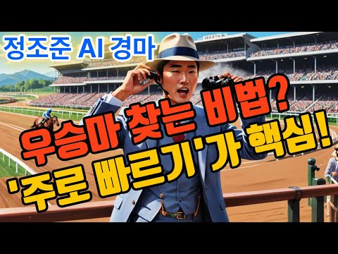 우승마 찾는 비법? '주로빠르기' 가 핵심!!!