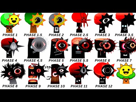 Every HORROR Phase of Mr Sun vs Mr Tree  in 12 Minutes