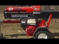 NorthStar Horizontal/Vertical Log Splitter - 37-Ton, 270cc Honda GX270 Engine