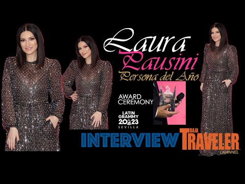 LAURA PAUSINI IS AWARDED "PERSON OF THE YEAR" with a STANDING OVATION at the LatinGrammy®
