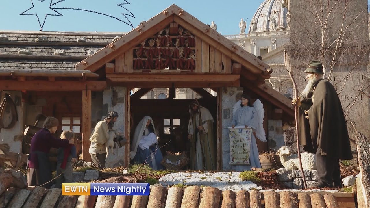 Inside the nativity scene at St. Peter's Square - EWTN News Nightly