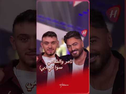ملكة جمال الكون تجمع تامر حسني والشامي للمرة الأولى في دبي