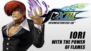 The King of Fighters XIII: Iori with the power of flames