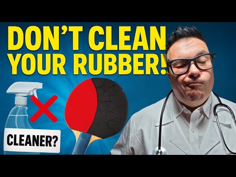 Does Rubber Cleaner Damage Table Tennis Rubber? (Tested)