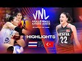 🇹🇭 THA vs. 🇹🇷 TUR - Highlights Week 3 | Women's VNL 2023