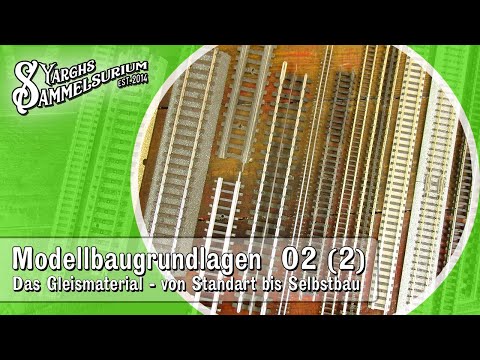 📚 Model Building Basics - 02. Track Material in H0, TT, N, Z, T - Part 2/2